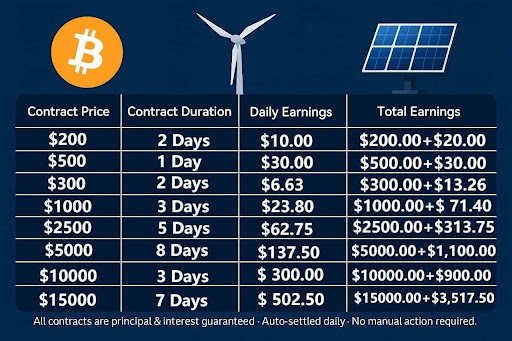BTCMiner Cloud Mining Platform Helps Investors Easily Achieve $8,000 in Daily Profits